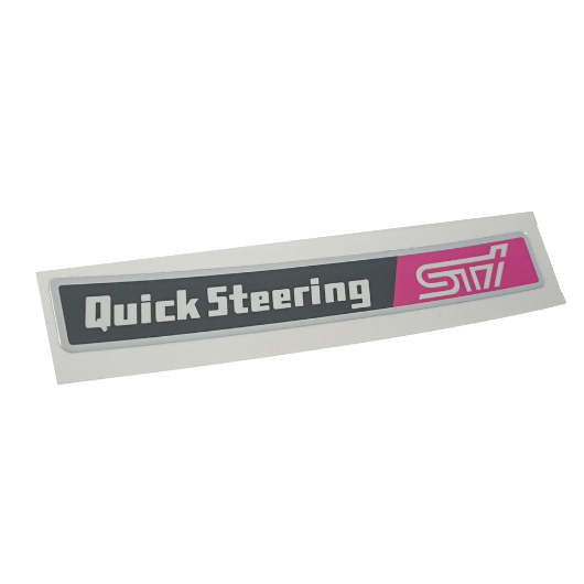 Quick Steering by STI Sticker